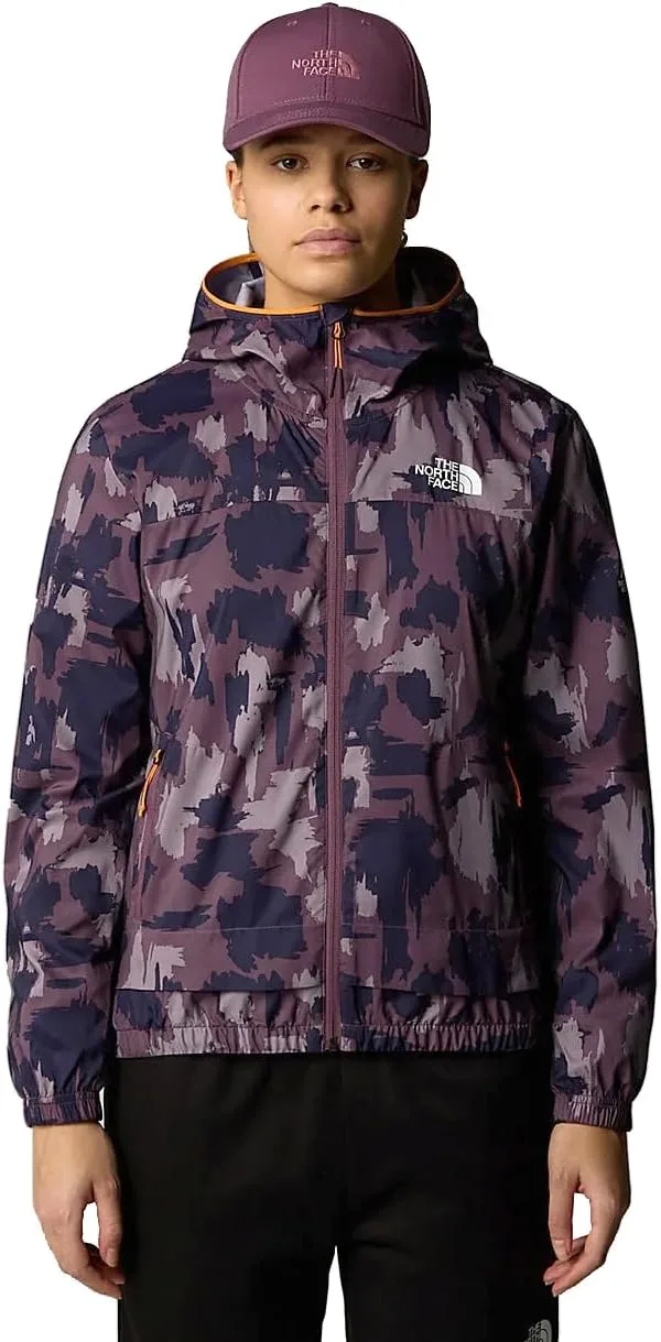 THE NORTH FACE ▫️ Casaco Ma Wind Track Top com estampado para mulher (embalagem de 1)
