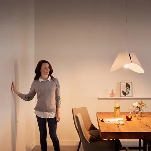 Philips ▫️ Lâmpada LED de 75 W, E27, luz branca quente, acabamento mate, não regulável, embalagem de 6 unidades [Classe de eficiência energética F] 4