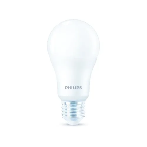 Philips ▫️ Lâmpada LED de 100 W, padrão E27, luz branca quente, 230 V, acabamento mate, não regulável, embalagem de 6 unidades [Classe de eficiência energética E] 2