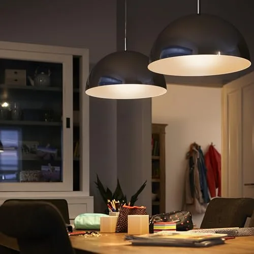 Philips ▫️ Lâmpada LED de 100 W, padrão E27, luz branca quente, 230 V, acabamento mate, não regulável, embalagem de 6 unidades [Classe de eficiência energética E] 5