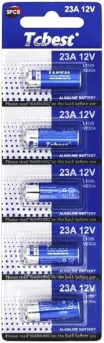 Dunamis ▫️ 10 pilhas alcalinas especiais 23A A23 de 12 volts, também conhecidas como MN21 LRV08, para utilização em comandos remotos, campainhas sem fios, sistemas de segurança, etc. (embalagem de 10) 4