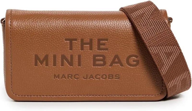 Marc Jacobs ▫️ Mini-bolsa de couro com alça de ombro - Mulher