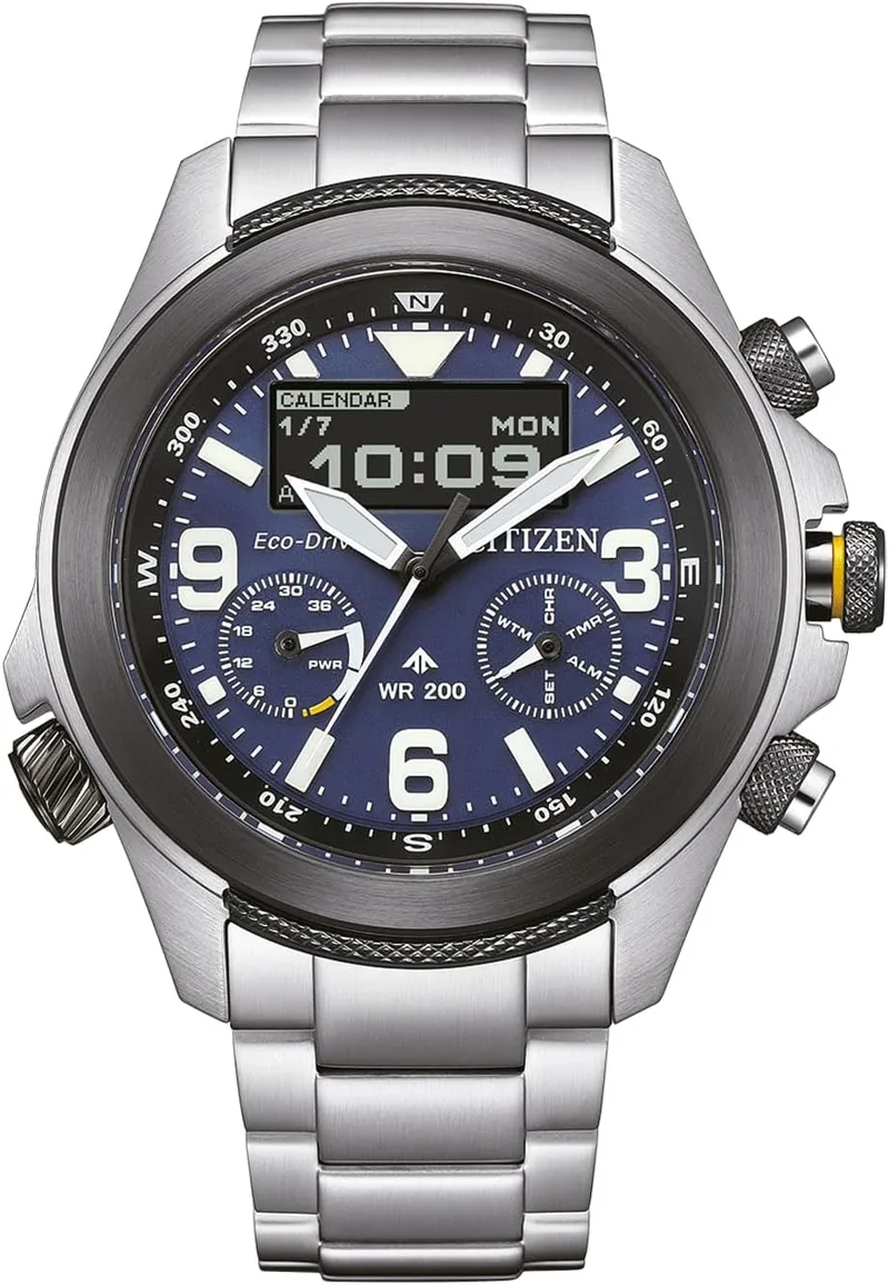Citizen ▫️ Relógio JV1006-51L, Prateado, Bracelete