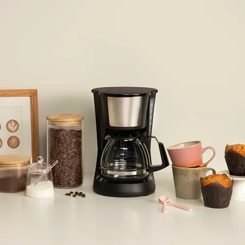 Tristar ▫️ Cafeteira de filtro - 750 ml - Para 6 chávenas - Sistema antigotejamento e manutenção do calor - 600 W - CM-1281 2