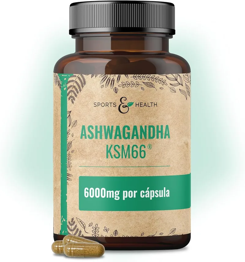 CDF Sports & Health Solutions ▫️ Ashwagandha KSM-66 - 100 Cápsulas - Cápsulas de Ashwagandha - Concentrado de Ashawanda - Aswhawanda Asawanda KSM66 Ashwaganda Awasaganda Awasaganda