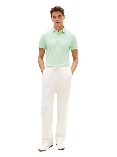 Tommy Hilfiger ▫️ Camisas polo de manga curta de corte justo, com algodão piqué elástico e orgânico - Homem 3