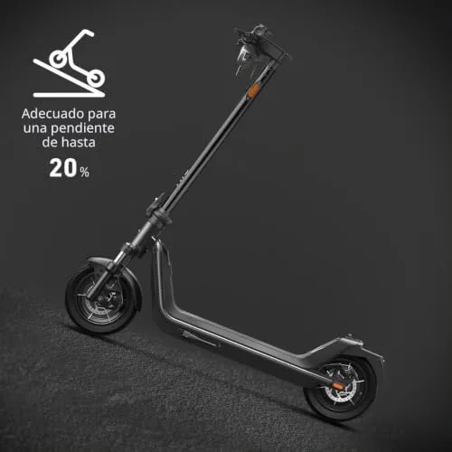 NIU ▫️ Patinete elétrico com matrícula (dependendo do modelo, autonomia até 60 km e capacidade de carga de 120 kg; pneus extra largos; grande superfície de contacto com o solo; guiador mais largo e mais alto, 4
