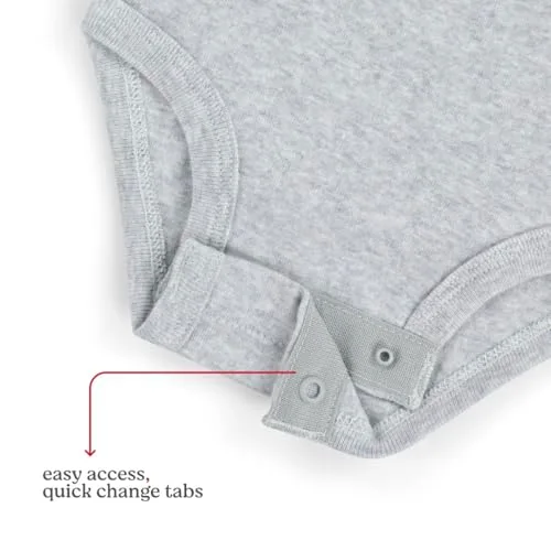 HUGGIES ▫️ Little Hugs Conjunto de 6 bodys unissexo para bebé Camisa formal de botões para bebé e criança pequena Camisa de botões unissexo para bebé 4