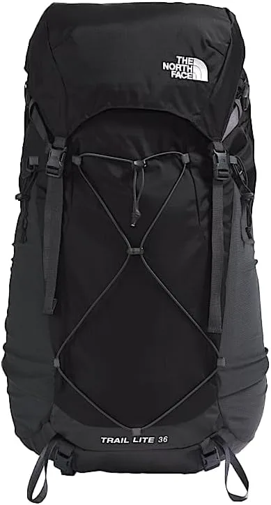 THE NORTH FACE ▫️ NF0A87C54GZ TRAIL LITE 36 Mochila desportiva para homem TNF Preto-Asfalto Cinzento - Tamanho SM