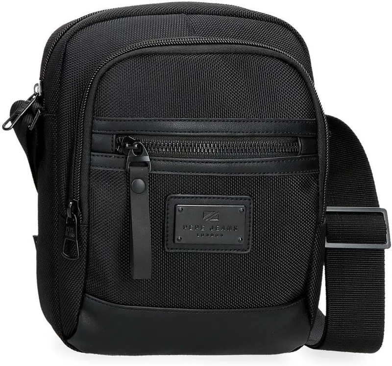 Pepe Jeans ▫️ Blackmore, mala a tiracolo, mala de cintura, mala grande, fabricada em poliéster com detalhes em pele sintética, tecido com acabamento repelente à água. Da Joumma Bags