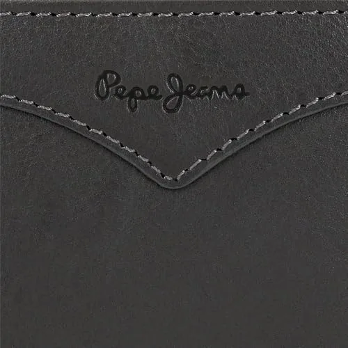 Pepe Jeans ▫️ Carteira com porta-moedas Jacket, cinzenta, 12,5 x 9,5 x 1 cm, em pele, da Joumma Bags 7