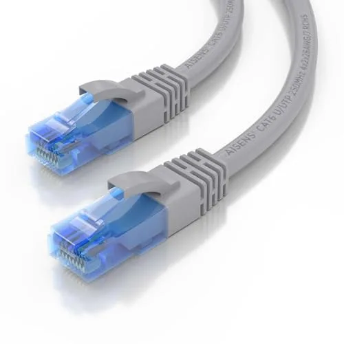 AISENS ▫️ A135-0779 - Cabo de rede RJ45 Cat. 6 UTP Awg26 CCA, cinzento, 4,0 m 3