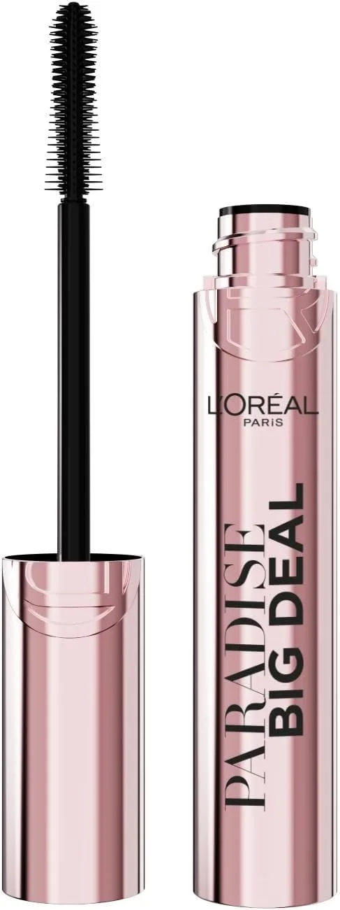 L'Oreal Paris ▫️ L'Oréal Paris Paradise Big Deal Mascara, Volume Modulável e Comprimento Infinito, Fórmula Leve e Sem Grumos, Preto