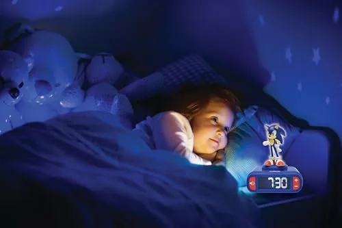 LEXIBOOK ▫️ Despertador Sonic com Luz Noturna, RL800SN 2
