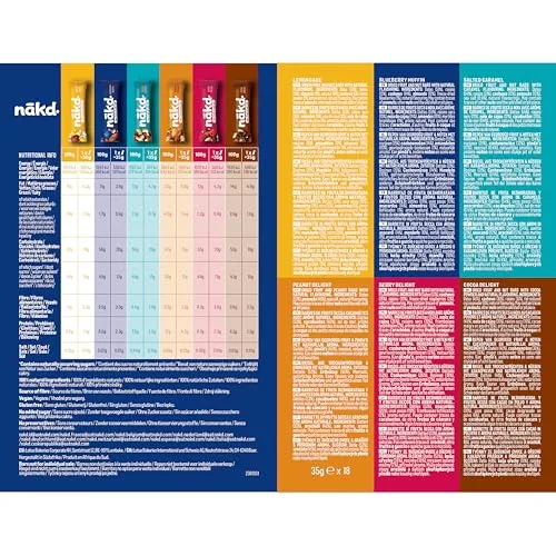 nākd. ▫️ Pacote Multisabores | Barras Raw de Fruta e Frutos Secos | 18 x 35 g 2