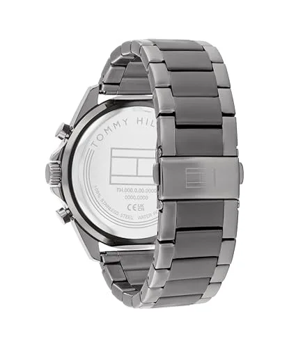 Tommy Hilfiger ▫️ Relógio analógico multifunções de quartzo para homem, com bracelete em aço inoxidável ou em pele 3