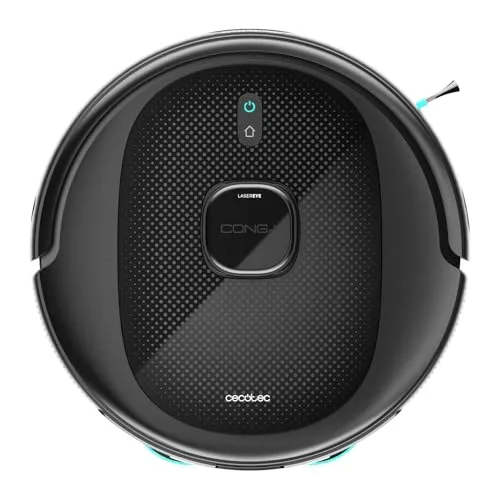 Cecotec ▫️ Robô aspirador Conga 9990 AI Spin Revolution Ultra Power Home, 10 000 Pa, navegação a laser, base com esvaziamento automático, inteligência artificial, evita obstáculos, controlo através da aplicação, autonomia de 240 min 2
