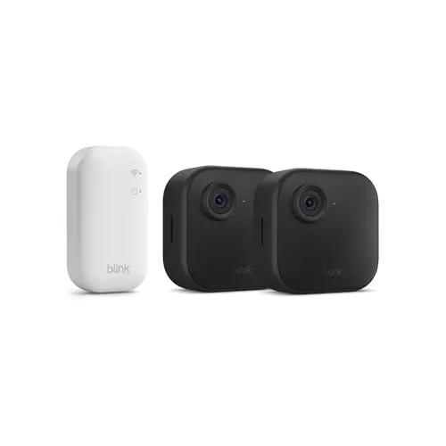 Blink ▫️ Outdoor 4 | câmara de segurança inteligente HD sem fios, 2 anos de autonomia, deteção de movimento otimizada | sistema de 2 câmaras com Sync Module Core incluído 3