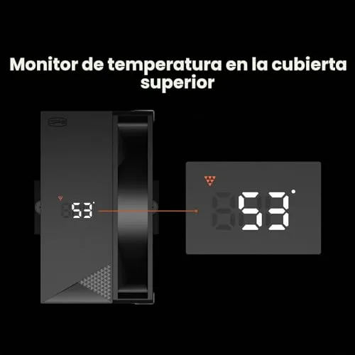 PCCOOLER ▫️ Dissipador de CPU CPS RT500 Digital BK Dissipador com ecrã digital, TDP 245 W, 5 tubos de calor de 6 mm com ventoinhas FDB de 120 mm, compatível com AMD AM4/AM5, Intel LGA 115X/1200/1700/1851 2