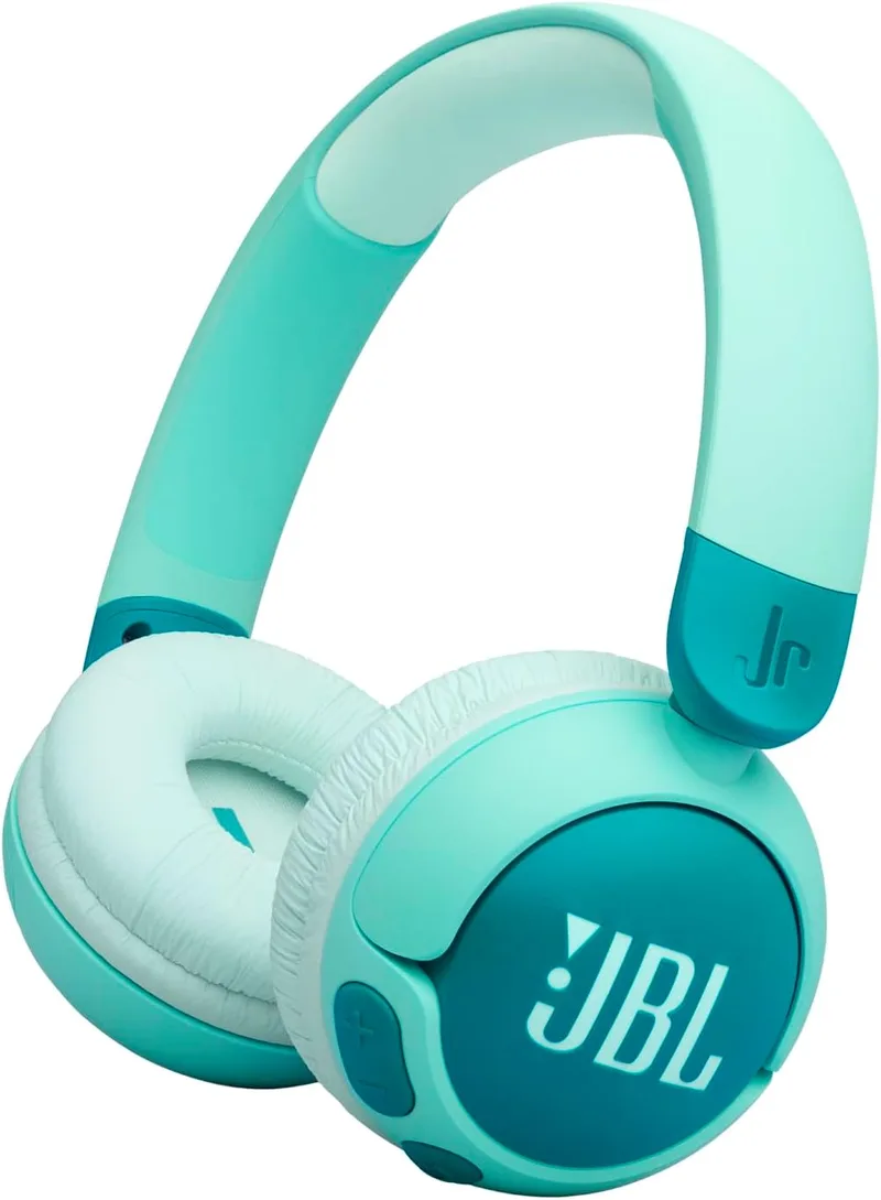 JBL ▫️ Junior 320 BT, Auscultadores supra-auriculares para crianças, Verde