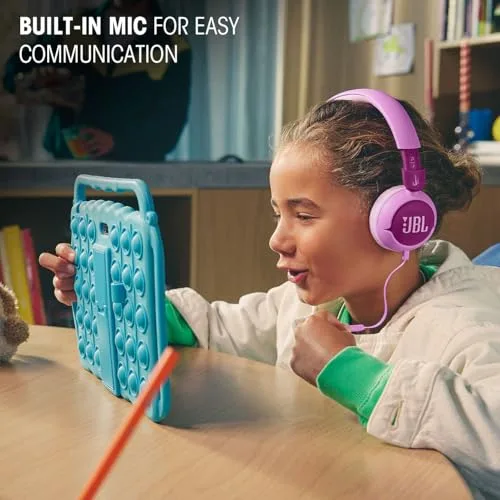 JBL ▫️ Junior 320, Auscultadores supra-auriculares para crianças, azul 4