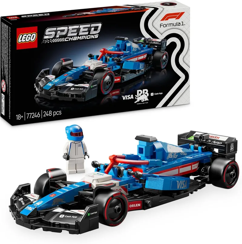 LEGO ▫️ Speed Champions Carro de Corrida Visa Cash App RB VCARB 01 F1 77246