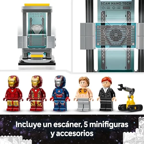 LEGO ▫️ Marvel Laboratório do Homem de Ferro: Sala das Armaduras 76315 5