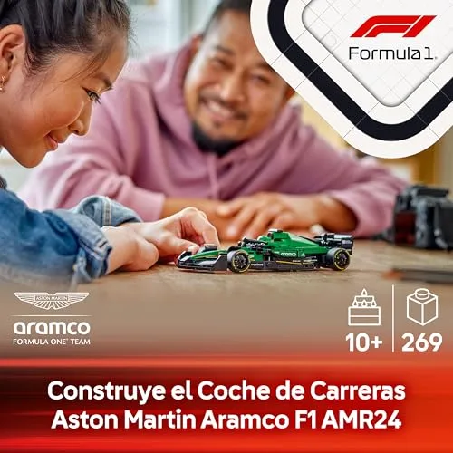 LEGO ▫️ Speed Champions Carro de Corrida Aston Martin Aramco F1 AMR24 de Brinquedo, Maquete de Veículo de Fórmula 1 com Minifigura de Piloto, Presente para Rapazes e Raparigas a partir dos 10 Anos 77245 2