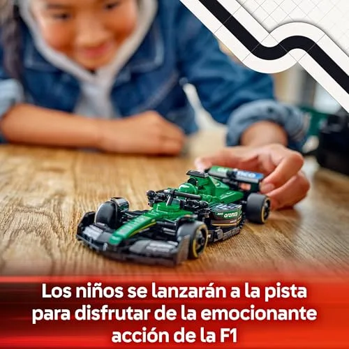 LEGO ▫️ Speed Champions Carro de Corrida Aston Martin Aramco F1 AMR24 de Brinquedo, Maquete de Veículo de Fórmula 1 com Minifigura de Piloto, Presente para Rapazes e Raparigas a partir dos 10 Anos 77245 3