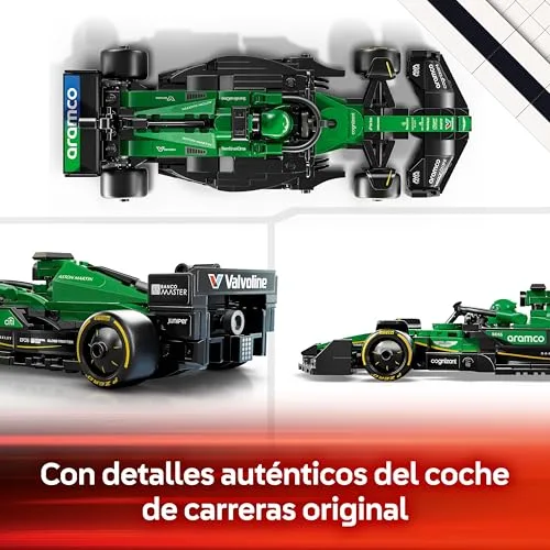 LEGO ▫️ Speed Champions Carro de Corrida Aston Martin Aramco F1 AMR24 de Brinquedo, Maquete de Veículo de Fórmula 1 com Minifigura de Piloto, Presente para Rapazes e Raparigas a partir dos 10 Anos 77245 5