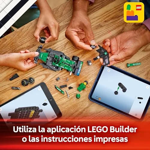 LEGO ▫️ Speed Champions Carro de Corrida Aston Martin Aramco F1 AMR24 de Brinquedo, Maquete de Veículo de Fórmula 1 com Minifigura de Piloto, Presente para Rapazes e Raparigas a partir dos 10 Anos 77245 6