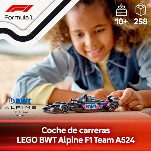 LEGO ▫️ Speed Champions Carro de Corrida BWT Alpine F1 Team A524 – Brinquedo, Veículo e 1 Minifigura de Piloto de Fórmula 1, Presente Colecionável para Meninos e Meninas a partir dos 10 Anos 77248 2
