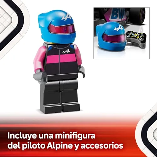 LEGO ▫️ Speed Champions Carro de Corrida BWT Alpine F1 Team A524 – Brinquedo, Veículo e 1 Minifigura de Piloto de Fórmula 1, Presente Colecionável para Meninos e Meninas a partir dos 10 Anos 77248 4