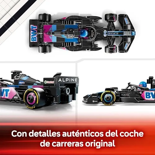 LEGO ▫️ Speed Champions Carro de Corrida BWT Alpine F1 Team A524 – Brinquedo, Veículo e 1 Minifigura de Piloto de Fórmula 1, Presente Colecionável para Meninos e Meninas a partir dos 10 Anos 77248 5