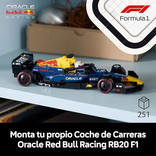 LEGO ▫️ Speed Champions Carro de Corrida Oracle Red Bull Racing RB20 F1 Modelos para Montar para Adultos com 1 Minifigura de Piloto de Fórmula 1, Presente para Homens e Mulheres Colecionadores 77243 3
