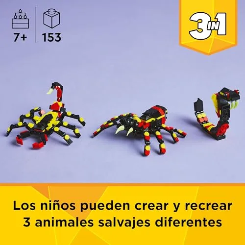 LEGO ▫️ Creator 3 em 1 Fauna Selvagem: Aranha Misteriosa 31159 2