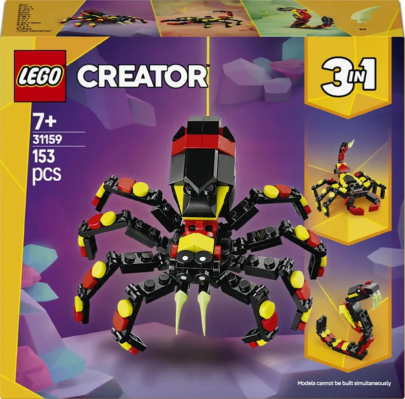 LEGO ▫️ Creator 3 em 1 Fauna Selvagem: Aranha Misteriosa 31159