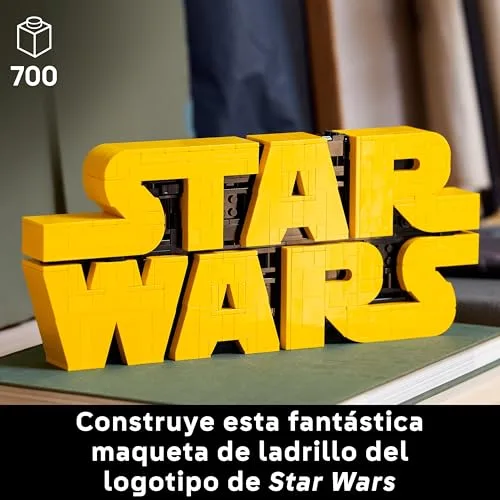 LEGO ▫️ Star Wars 75407 Logótipo do Star Wars para Construir - Maquete 3D de coleção para adultos - Decoração para casa e escritório - Presente para homens, mulheres, adolescentes e fãs 2