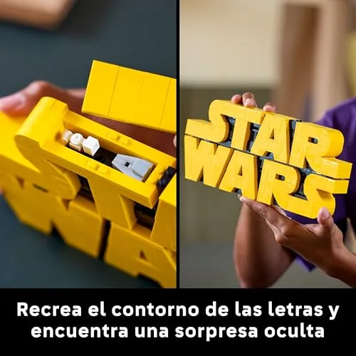 LEGO ▫️ Star Wars 75407 Logótipo do Star Wars para Construir - Maquete 3D de coleção para adultos - Decoração para casa e escritório - Presente para homens, mulheres, adolescentes e fãs 4