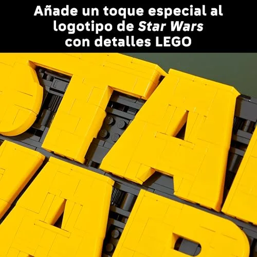 LEGO ▫️ Star Wars 75407 Logótipo do Star Wars para Construir - Maquete 3D de coleção para adultos - Decoração para casa e escritório - Presente para homens, mulheres, adolescentes e fãs 5
