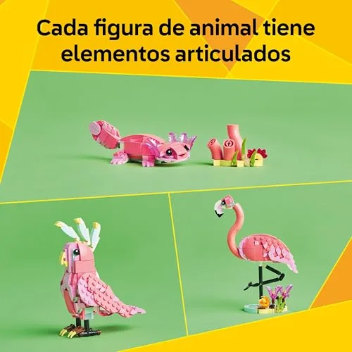 LEGO ▫️ Creator 3 em 1 Fauna Selvagem: Flamingo Rosa 31170 4