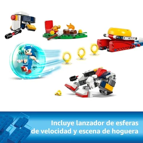 LEGO ▫️ Sonic The Hedgehog: A Batalha do Sonic na Fogueira 77001 3