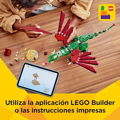 LEGO ▫️ Creator 3 em 1 Dragão Medieval 31161 6