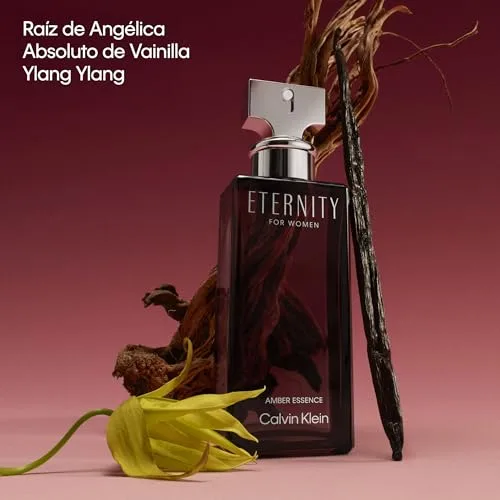 Calvin Klein ▫️ Eternity Amber Essence para Mulher | Fragrância feminina com essência de raiz de angélica e madeiras fumadas | Intensidade elevada | 100 ml 7
