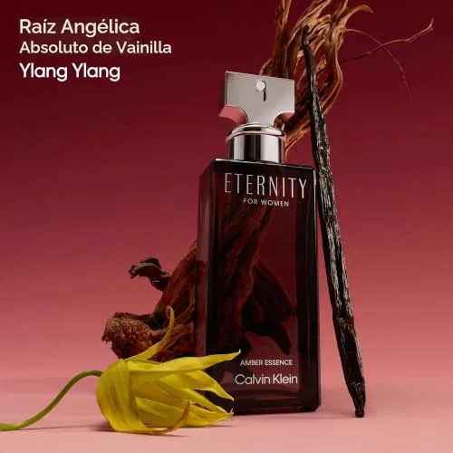 Calvin Klein ▫️ Eternity Amber Essence para Mulher | Fragrância feminina com essência de raiz de angélica e madeiras fumadas | Intensidade elevada | 50 ml 3