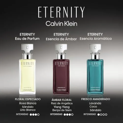 Calvin Klein ▫️ Eternity Amber Essence para Mulher | Fragrância feminina com essência de raiz de angélica e madeiras fumadas | Intensidade elevada | 50 ml 5