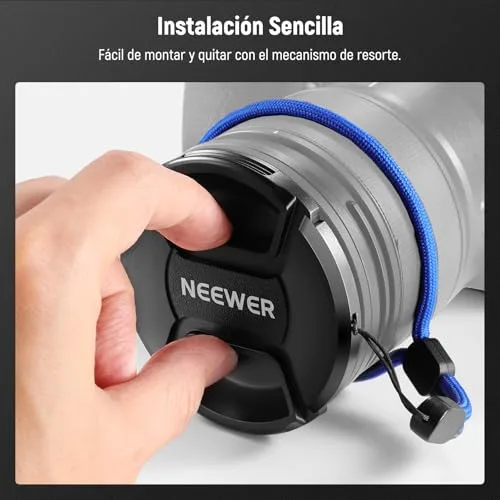 NEEWER ▫️ Kit de tampas para lentes de 67 mm (pacote de 2) 3