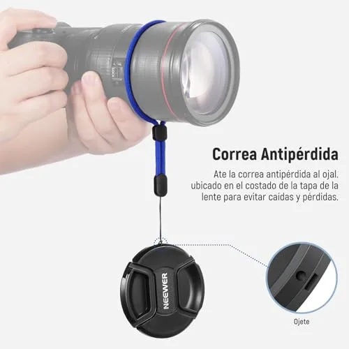 NEEWER ▫️ Kit de tampas para lentes de 67 mm (pacote de 2) 4