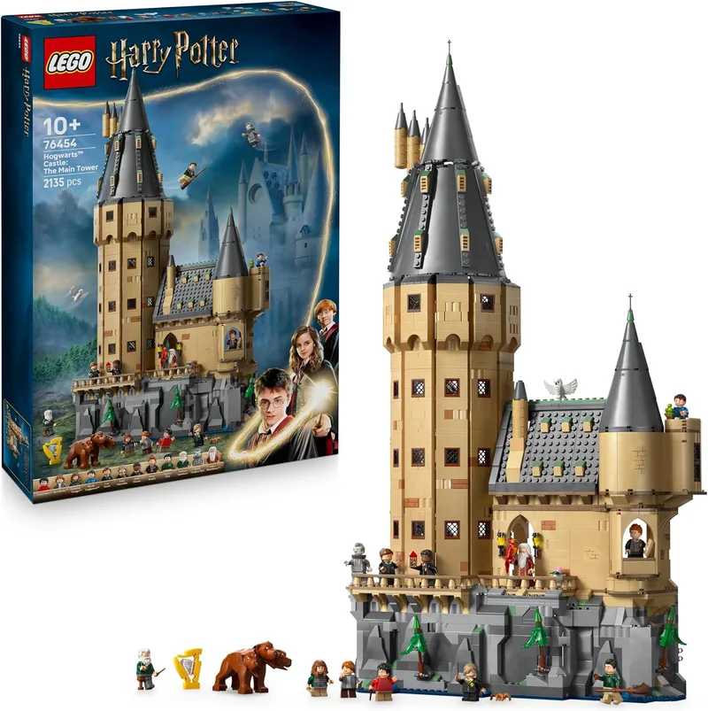 LEGO ▫️ Harry Potter Castelo de Hogwarts: Torre Central 76454