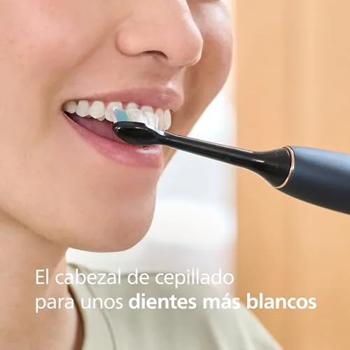PHILIPS ▫️ Sonicare W2 Optimal White, cabeças de escova de dentes de substituição originais, pretas, embalagem de 4, HX6064/88 2